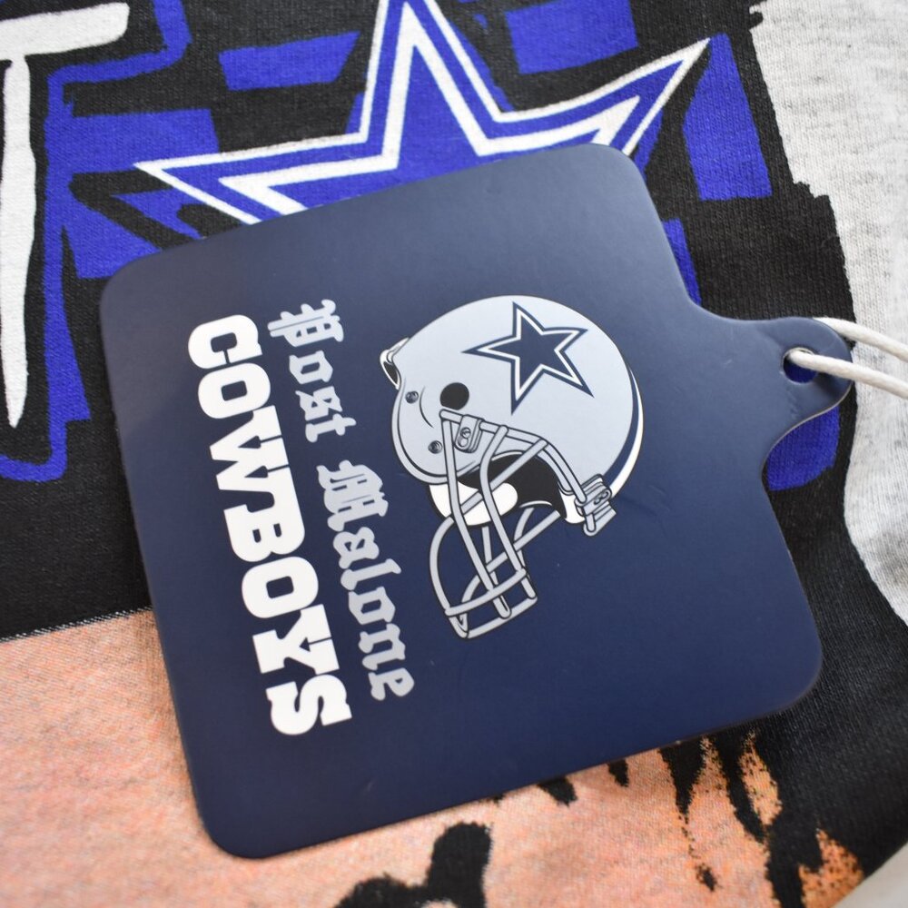 Post Malone x Dallas Cowboys Mens Ash Gray Long Sleeve Shirt New Large - Picture 5 of 6